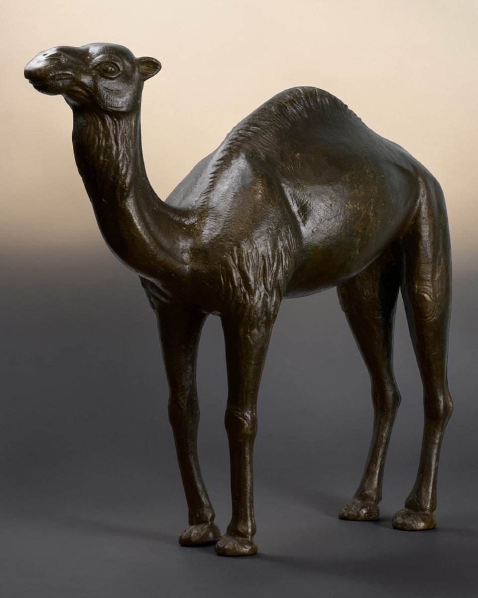 Bronzo Di Dromedario Di Gusto Coloniale - Italia Inizio XX Secolo